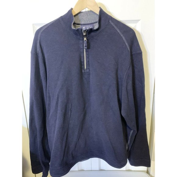 Daniel Cremieux‎ Men’s Sz XL Sweater Blue 1/4 ZIP Soft - Picture 4 of 6